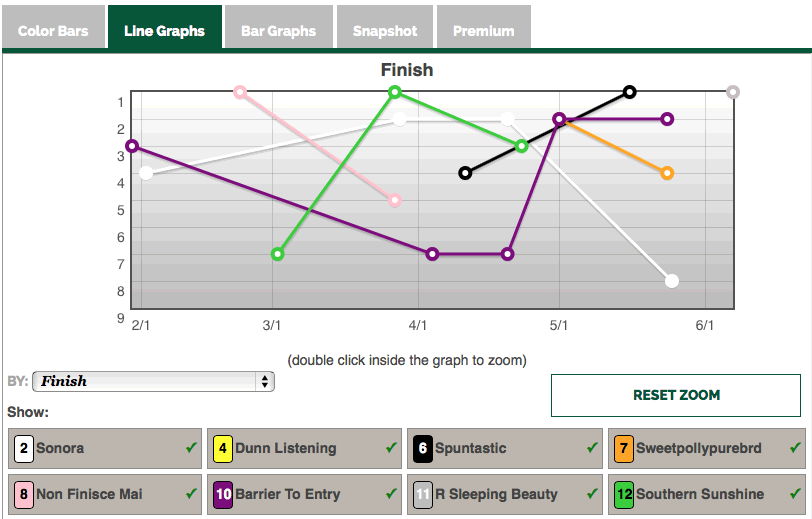 Equibase past performance