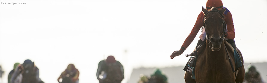 Beholder winning the Pacific Classic